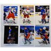 Image 1 : 18)  LOT OF 6 ALEXIX LAFRENIERE HOCKEY TRADING