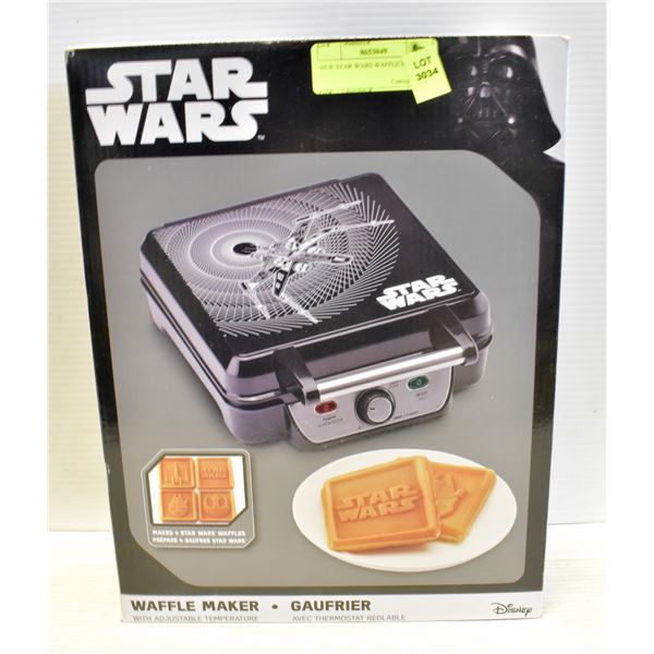 NEW STAR WARS WAFFLE MAKER