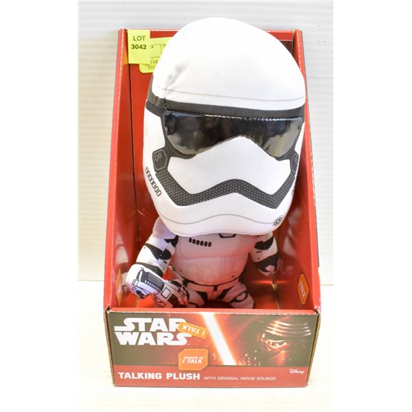 STARWARS TALKING PLUSH - STORM TROOPER