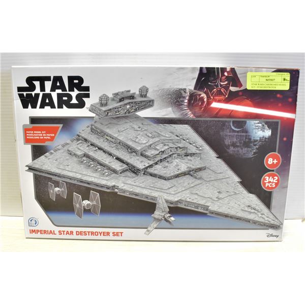 STAR WARS CARDBOARD MODEL SET - STAR DESTROYER