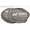 Image 1 : LOT OF 6 NEVER USED FAUX LEATHER YONEX BADMINTON