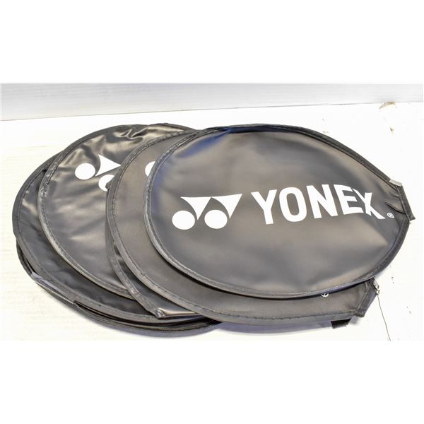 LOT OF 6 NEVER USED FAUX LEATHER YONEX BADMINTON