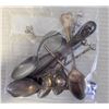 Image 1 : VINTAGE BABY SPOONS, SCARAB SPOONS, TEASPOONS