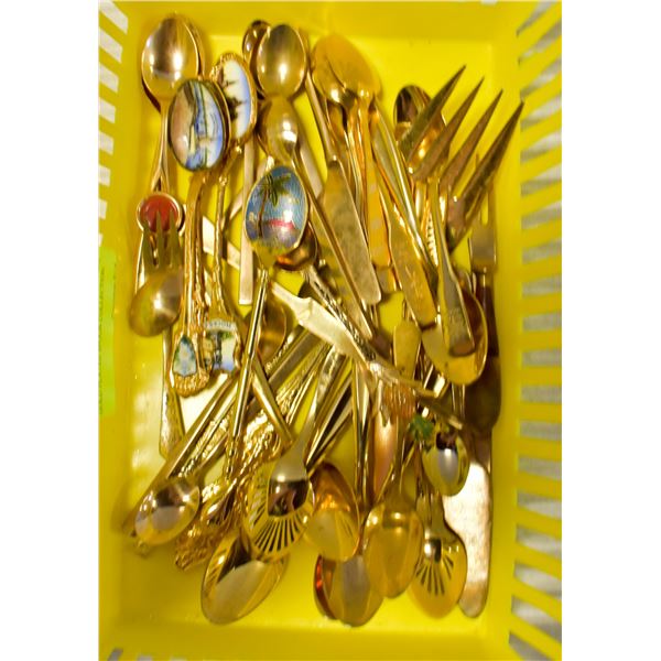 GOLD PLATED SPOON COLLECTION