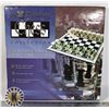 Image 1 : GLASS BOARD SHOT GLASS CHESS GAME