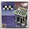 Image 1 : GLASS BOARD SHOT GLASS CHESS GAME