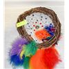 Image 1 : CRYSTAL/FEATHER WILLOW DREAM CATCHER