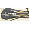 Image 1 : PAIR OF NEVER USED VICTOR BADMINTON RACKET COVERS