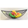 Image 1 : METAL FRUIT STAND 6 ASSORTED FRUITS 23"L X 23"