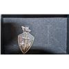 Image 1 : SILVER ALLOY MENS "SHIELD AND SWORD" PENDANT