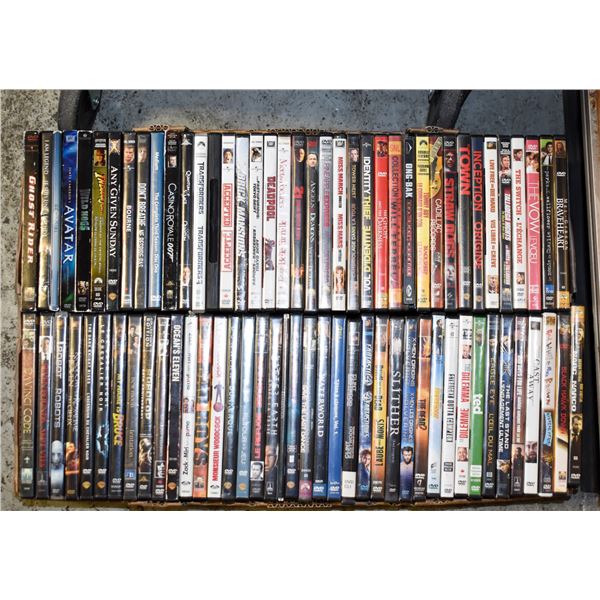 FLAT OF 75 DVDS #1