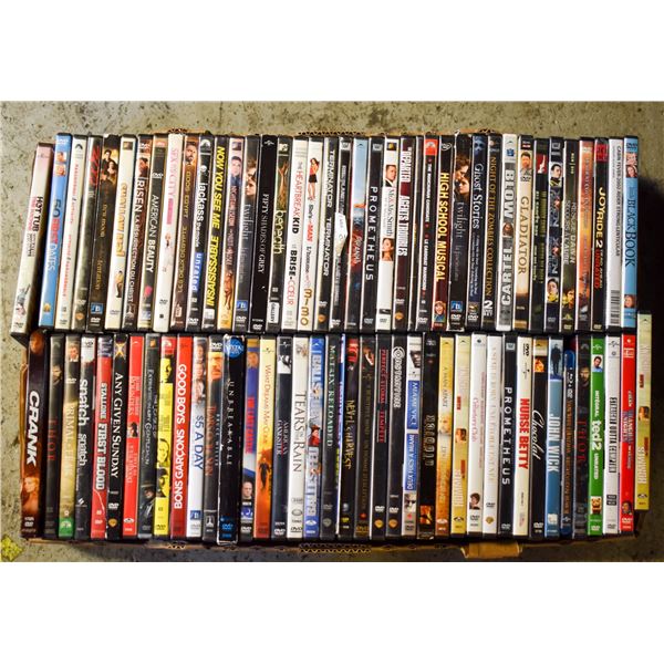 FLAT OF 75 DVDS #3