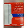 Image 1 : BOX OF 500 #10 SECURITY STRIPSEAL ENVELOPES