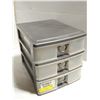 Image 1 : 3 DRAWER RUBBERMAID STORAGE