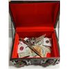 Image 1 : PIRATES TREASURE CHEST WITH CONTENTS OF CURRENCY