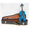 Image 1 : VIOLIN BLUE 3/4 HARLEQUIN STENTOR MUSIC CO