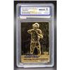 Image 1 : 23 KARAT GOLD FOIL TOM BRADY ROOKIE BLUE METALLIC