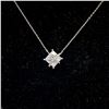 Image 2 : NEW STERLING SILVER NECKLACE W/ MOISSANITE + CZ