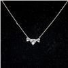 Image 2 : NEW STERLING SILVER NECKLACE W/ MOISSANITE + CZ