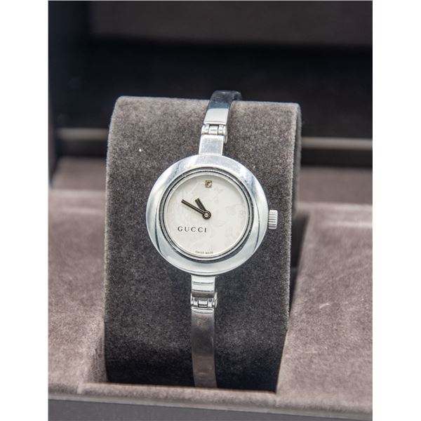 GUCCI FLORA 105 BANGLE WATCH 1P DIAMOND