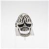 Image 1 : SKULL FACE RING WITH OPEN MOUTH - MEN'S
