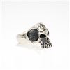 Image 2 : SKULL FACE RING WITH #13 ON FOREHEAD -