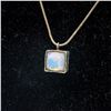 Image 2 : .925 SILVER 17 INCH NECKLACE WITH .925 PENDANT