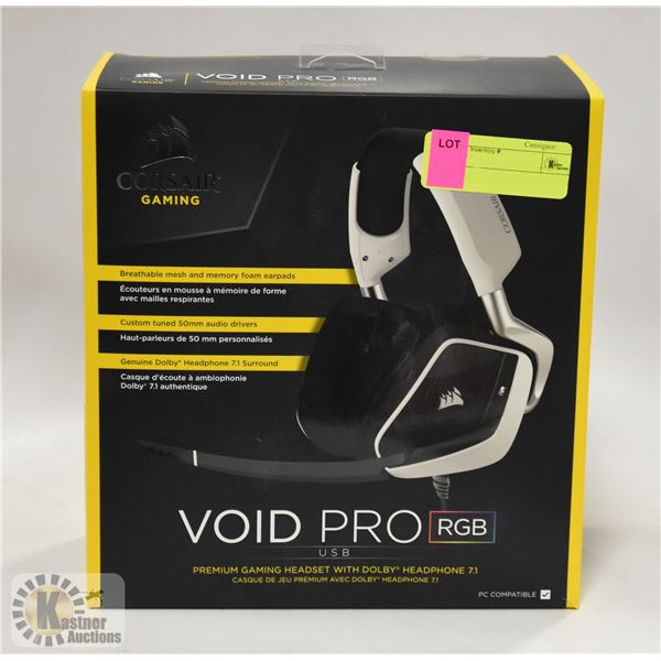 CORSAIR VOID PRO RGB WIRELESS GAMING HEADSET(USED)