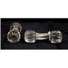 Image 1 : PAIR OF CRYSTAL KNIFE HOLDERS