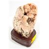 Image 1 : PINK AMETHYST GEODE ON STAND MUSEUM