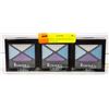 Image 1 : 3PK RIMMEL LONDON GLAM EYE SHADOW QUAD