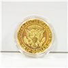 Image 1 : GOLD PLATED US 1985 HALF DOLLAR