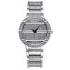 Image 1 : NEW LADIES ROUND SHAPED SILVER TONE CRYSTAL WATCH