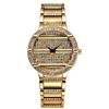 Image 1 : NEW LADIES ROUND SHAPED GOLD TONE CRYSTAL WATCH