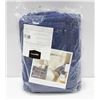 Image 1 : NEW AMAZON BASICS 6 PIECE NAVY BLUE TOWEL SET