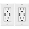 Image 1 : NEW TOP GREENER 3.6A USB WALL OUTLET CHARGER