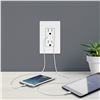 Image 3 : NEW TOP GREENER 3.6A USB WALL OUTLET CHARGER