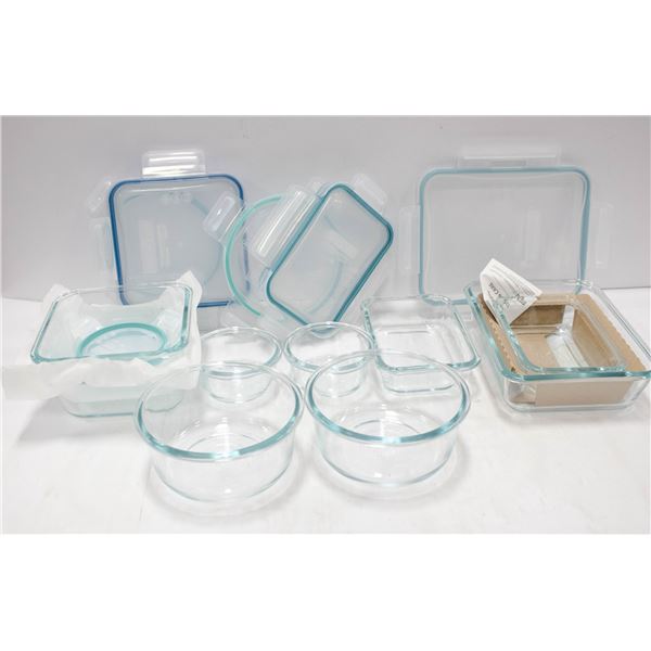 NEW PYREX SNAPWARE 18 PC GLASS CONTAINER SET