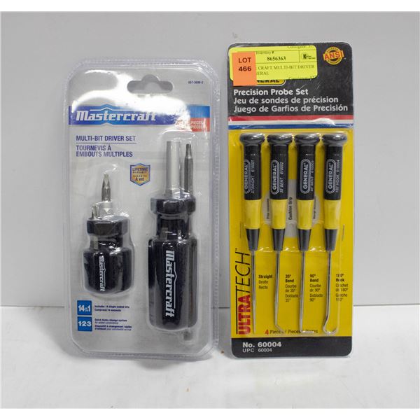 MASTER CRAFT MULTI-BIT DRIVER SET/GENERAL
