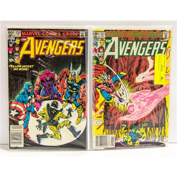 AVENGERS #230 & 231