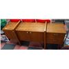 Image 1 : MID CENTURY MODERN TEAK BUFFET H-31" W-19" L-74"