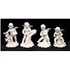 Image 1 : 4 X DRESDEN GERMAN ANGEL BISQUE FIGURES NO CHIPS