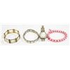 Image 1 : LADIES BRACELETS & WATCH (PINK STONE)