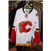 Image 1 : NEW RBK CCM CALGARY FLAMES AWAY JERSEY - SIZE L