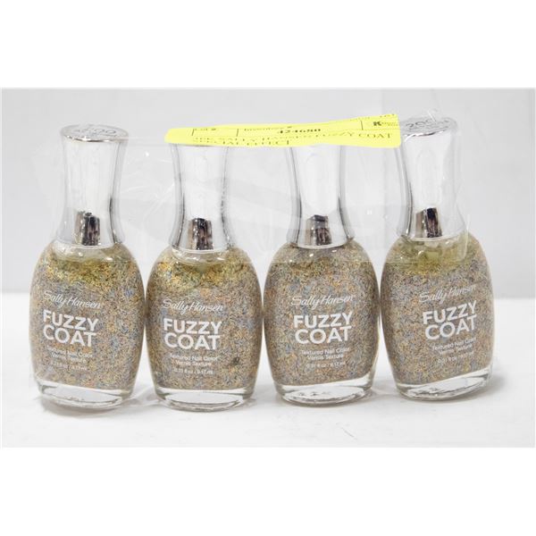 4PK SALLY HANSEN FUZZY COAT SPECIAL EFFECT