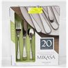 Image 1 : NEW MIKASA PHILO 20 PIECE FLATWARE SET, FORGED