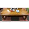 Image 1 : VINTAGE COFFEE TABLE H-16.5" W-27.5" L-58"
