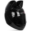 Image 1 : NEW HNJ MEDIUM SIZE BLACK FEMALE MOTORCYCLE HELMET