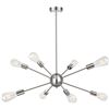 Image 1 : NEW WELLMET SPUTNIK 8 LIGHT CHANDELIER WITH