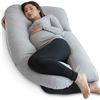 Image 1 : REPACKED U SHAPE PHARMADOC MATERNITY PILLOW, GREY